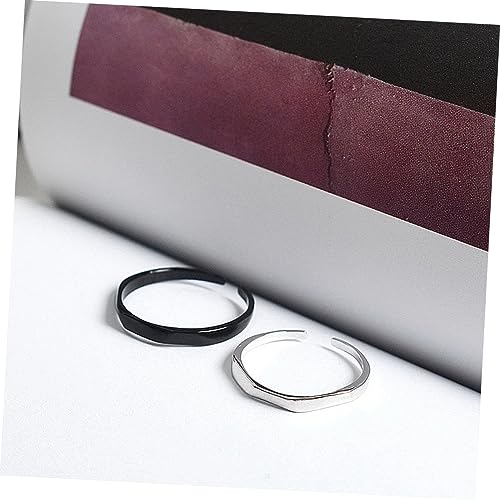 Alliance en argent sterling bague élégante couple