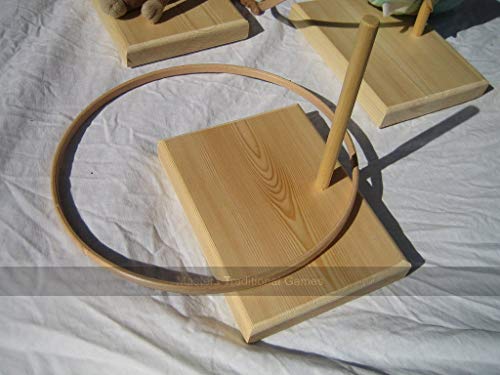 Masters Traditional Games Single Hoopla Block and Post (Suitable for 25cm Hoops)