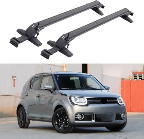 ZHAODG Barre Portapacchi per Auto, per Suzuki Ignis 2016-2020 Barre PORTATUTTO, portabiciclette, Barre trasversali da Tetto,Bagagli Trasporto Rack, Auto Accessori