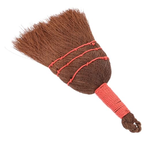 BUTIFULSIC Brown Brush Cleaning Brush Bed Broom Witch Broom Small Whisk Broom Sweeping Hand Broom Thai Broom Deck Cleaning Broom Mini Broom Tea Broom Wedding Broom Brush Broom Broom Coir