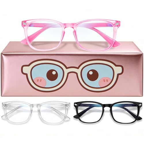 Image of Toddler Blue Light Glasses for Kids Boys Girls, Computer Glasses Frame and Anti-Glare (Age 2-6)