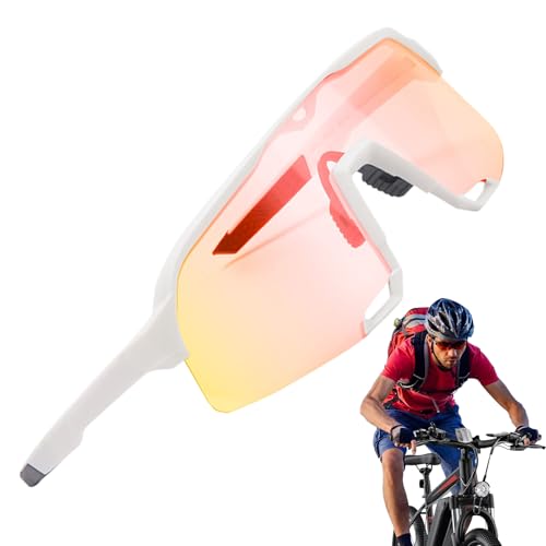 Gafas de sol para bicicleta, protección UV, gafas deportivas para bicicleta de carretera y actividades al aire libre, ligeras, unisex, para ciclismo, senderismo, actividades diarias al aire libre