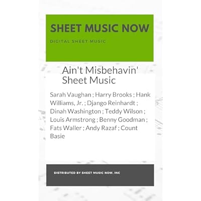 Ain't Misbehavin' Sheet Music