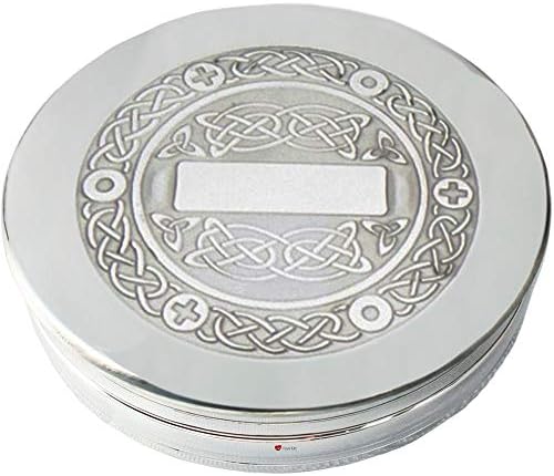 I LUV LTD Pewter Trinket Box Large Celtic Wire Design on Lid 90mm image 3