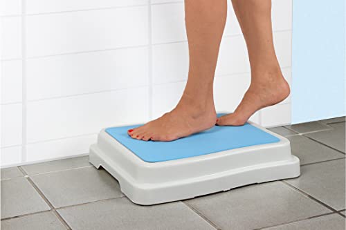 Vital Comfort Trittstufe Badezimmer mit Einer Anti Rutsch Oberfläche | Sicherer Stand und leicht zu transportieren
