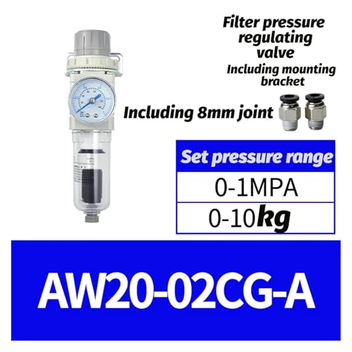Régulateur de pression AR20 1/4 vanne de réduction air comprimé AW20