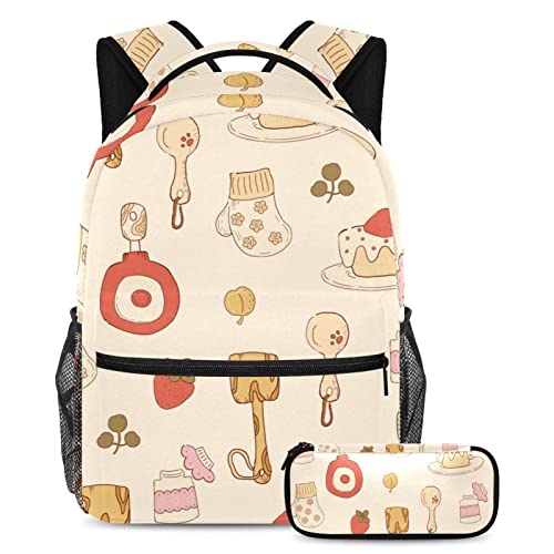 Sac à dos fraise et trousse, cadeau de rentrée original