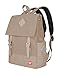 Produktbild blnbag U1 - Leichter Tagesrucksack, Daypack für Damen und Herren Canvas Rucksack für Schule, Uni, Büro, multifunktionaler Cityrucksack, Backpack Unisex, Beige