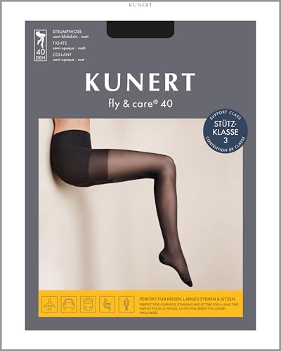 Medias semitransparentes para mujer Kunert clásicas en color negro 5