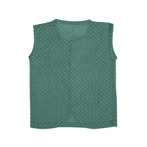 Image of 100% Cotton Printed Front Open Jabla | Green,White Jhabla | for Newborn & Infants | All Season wear Jabala Baby Products | Sleeveless Regular Fit Vest | Assorted Pack of 3| Size - 0-3 Months