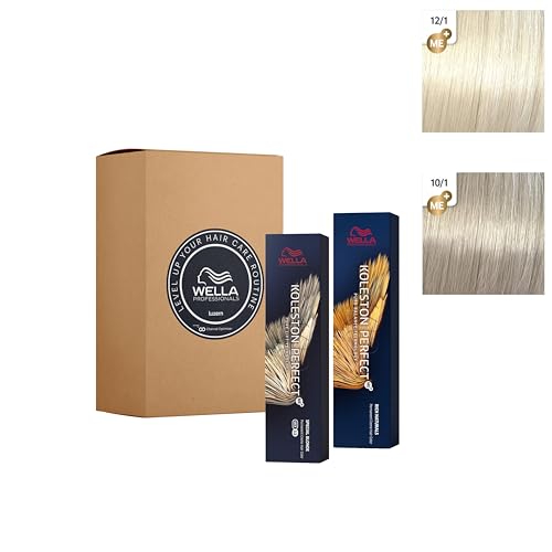 Koleston Perfect ME+ Rich Naturals 12/1 Spezialblond Asch 60ml & Koleston Perfect ME+ Rich Naturals 10/1 Hellstes Blond/Asch 60ml