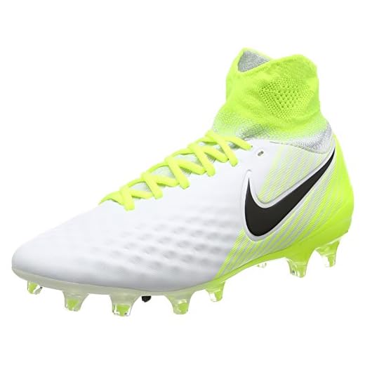 Nike Unisex Jr Magista Obra Ii Fg fotbollsskor, Vit - Vit vit svart volt ren platina - 36.5 EU