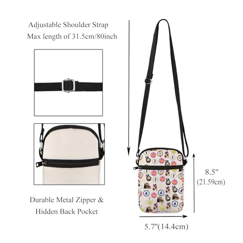 CMNIM Cartoon Inspired Crossbody Bag Cartoon Merch Bill Fans Gift Keep Calm and Stay Weird Crossbody Purse2