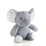 The Peanutshell Plush Elephant Stuffed Animal - 10 inch - Baby Safe - Machine Washable - Soft Elephant Baby Toys, Newborn Infant Toddler, Plushies for Boys Girls, Stuffies, Jungle Safari Nursery