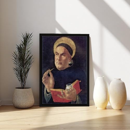 Impression sur toile Saint Thomas d'Aquin décor mural de bureau 51x76 cm - 6