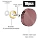 Tornillos para Espejo, 16 Piezas Decorativos Tapon Tornillo, Tornillos de Espejo de...
