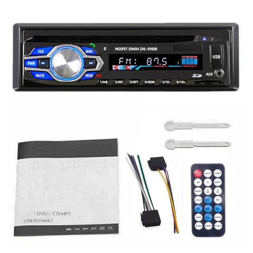 Radio para auto con CD DVD y Bluetooth manos libres miniatura 6