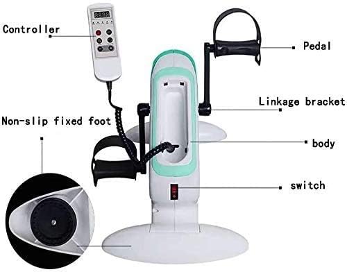 Image of Fitness Motorized Exercise Bike with Leg Protector, Electric Pedal Exerciser for The Elderly and Seniors, Electronic Physical Therapy Rehab Bike Trainer (Pedal Exerciser)