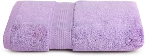 Image of Bombay Dyeing Super Ultrx Zero Twist Plain Dyed 650 GSM Cotton Bath Towel - Size 75cms x 150cms - Ultrx (Orchid)
