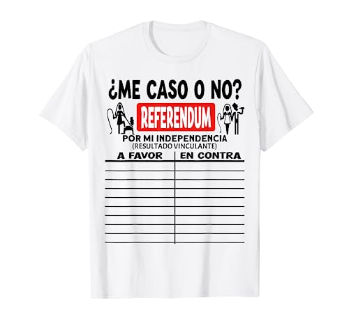Caso O No Referendum Novio - Despedida De Soltero Disfraz Camiseta