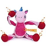 IOKHEIRA Dog Squeaky Toys, Tug of War Dog Plush Toy for Large Breed, Christmas Dog Toys Gifts with 5...