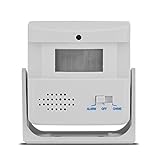 Aplicación: la lente del detector debe enfrentarse a un lugar que sea fácil para que los ladrones entren como el balcón, la ventana y la escalera. La altura del detector debe estar en el rango adecuado y el ángulo del detector debe ser ajustado, de modo que el timbre de puerta se alarma cuando el ladrón entra en su casa. Y debe esconderse en 2,5 a 3 metros de alto.