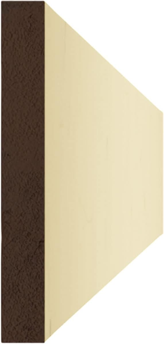 Ekena Millwork BMRWS1C0120X010X216ZH Thickness 1-Sided Riverwood Endurathane Faux Wood Beam Plank, 18-in. L, Hickory
