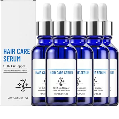 Sérum capillaire Ghk-Cu pour renforcer et épaissir les cheveux secs lot de 5
