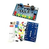 Kit de soudure complet comprenant tous les composants : 1 kit de circuit LED sensible à la musique et 1 boîtier de batterie. Tout le nécessaire pour construire un affichage lumineux synchronisé audio fonctionnel sans avoir besoin de pièces supplémentaires.