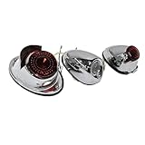 Feu arrière chromé pour side-car de moto, pour B&MW Ural CJK750 K750 M72 R12 R71 Changjiang750 Motor