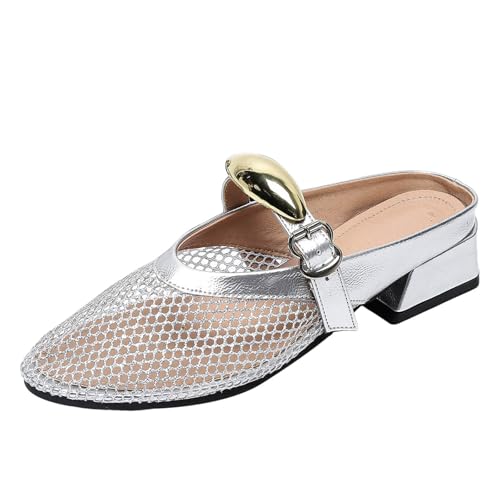 Zapatos de mujer para pies cansados con malla elástica que no aprieta