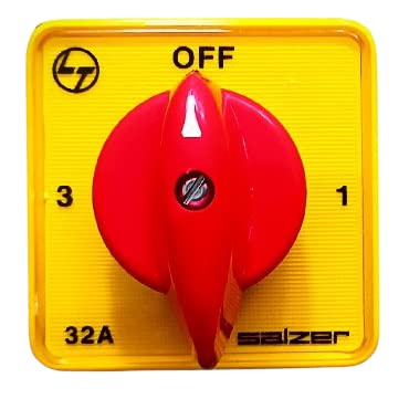 61060 32Amp 1Pole 3Way S32 B03 Salzer (L&T) Phase Selector Cam Operated Rotary Switch