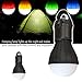Produktbild 2Pcs Nachtlicht Zeltlicht FeiliandaJJ 3 Modi LED-Birnen Haken Hängelampe Camping Licht Nachtlampe Dekoration Lampe Nachtleuchte 3*AAA Batterie (Schwarz)