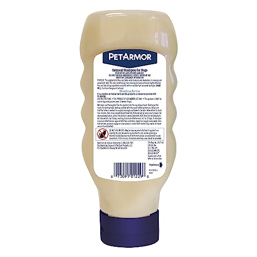 PetArmor Flea & Tick Protection Oatmeal Shampoo for Dogs, Hawaiian Ginger Scent, 18 Ounce - Thumbnail 2