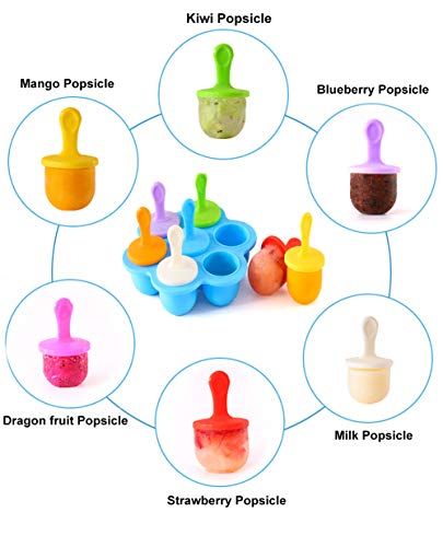 Jbyamus NBZB-235 Silicone Popsicle Molds, Ice Pop Molds, Storage Container For Homemade Food, Kids Ice Cream Diy Pop Molds - Bpa Free  thumb #4