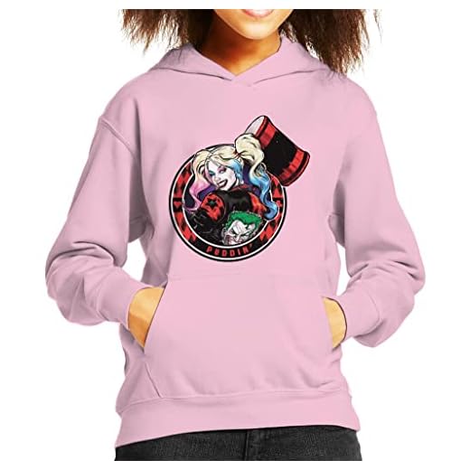 All+Every Batman Harley Quinn Vs The Joker Puddin Kid's Hooded Sweatshirt