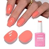 Goolich Vernis Semi Permanent Néon Corail, 15ML Sans HEMA & TPO Vernis Gel UV Semi Permane...