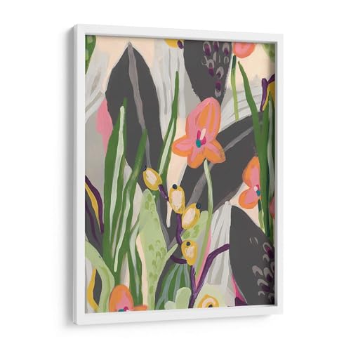 Canvas Lab | Vibrant Ladyslippers I by June Erica Vess