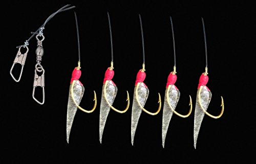 Stinger Haken Set Mit Gewichten - Für Hecht, Zander & Barsch, Inkl. Vorfach-System