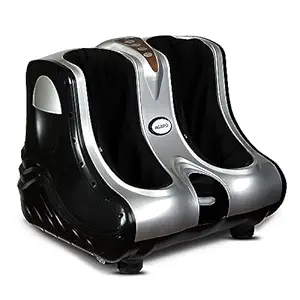 AGARO Amaze Foot & Calf Massager, Rolling & Kneading Massage, Vibration, Lukewarm Heat, Calf/Foot Massage Each with 3 Intensity Levels, everyday Relief, Muscle Relaxation & Increases Blood Circulation