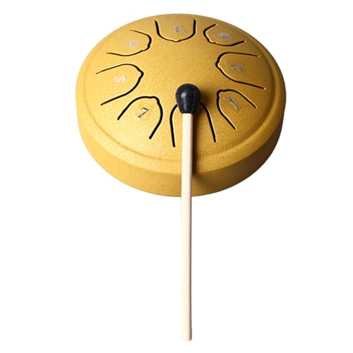 Instrumento Steel Tongue Drum 4.5 Pulgadas 8 Tonos C Carbono miniatura 7