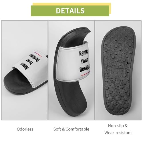 Custom Slippers Mens Women Boys Girls Bathroom Slipper Sandals Footwear Anti Slip Shoes for Indoor Outdoor Parents Daily Wear3