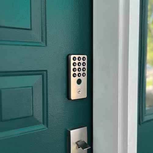 igloohome (New!) Deadbolt Go Smart Lock (Satin Nickel) w/Fingerprint, Digital Keys, Remote PIN Codes, WiFi Bridge (Sold Separately) - Tested to ANSI Standards, Easy to Install. thumbnail 10