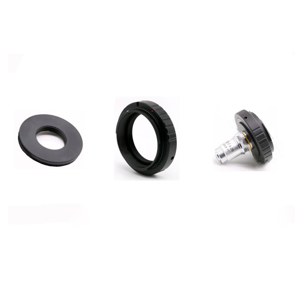SePKUS Accessori per microscopi Obiettivo del microscopio for Fotocamera macrofotografia Anello Adattatore SLR da RMS a M42 Durata e Prestazioni affidabili (Color : with Adapter A)