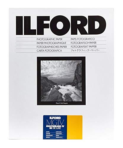 Ilford Multigrade IV Deluxe zwart-wit positief papier, 13 x 18 cm, 100 vellen, 25 m