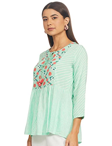Image of Rangriti Women's Herringbone Regular Tunic Shirt