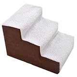 Pet Stairs Dog Stairs Cat Stairs Suitable for Puppies and Kittens Steps Pet Ramps Non Slip 3-Layer D