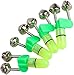 Essivox 3Pcs LED Fishing Bite Alarm Set, Night Light Rod Tip Indicators with Twin Bells, Multi-Environment Angling Accessories