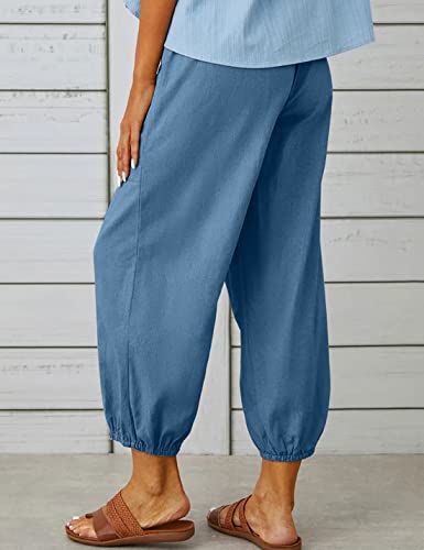 Image of Bozanly Women Casual Harem Pant Boho Loose Yoga Capris Trousers 2026