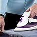MARTISAN Steam Iron, 1200W Non-Stick Soleplate Iron,Variable Temperature and Steam Control, Self-Cleaning Function, Purple